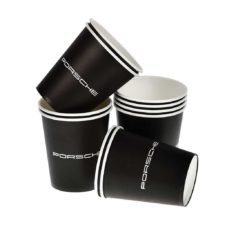 Gobelet en carton personnalisée, Custom printed paper cups, Kubki papierowe z nadrukiem indywidualnym, Pappbecher mit individuell bedruckt, Pappersmuggar med eden tryck.