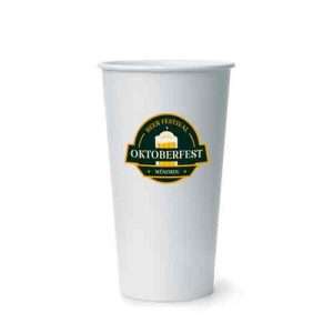 custom printed paper cups 60cl, 23oz